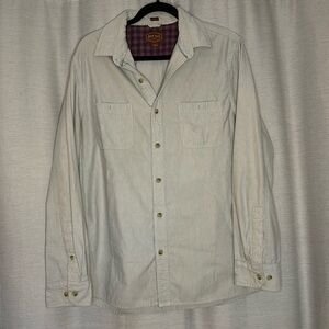 RED ALE BY ALESBURY SOFT CASUAL BUTTON DOWN SHIRT (L)